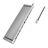 LogiLink UA0373 Laptop docking station Compatible with Universal USB-C® powered, Built-in card reader Fabriksny