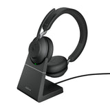 Jabra Evolve2 65 MS Stereo Trådløs Høretelefoner Sort Fabriksny