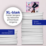 Epson 502XL Sort 550 sider Blæk C13T02W14010