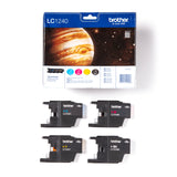 Brother LC 1240 Value Pack Sort Gul Cyan Magenta 600 sider Blæk