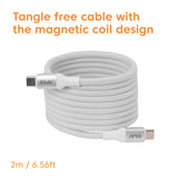 Club 3D USB Type-C kabel 2m Hvid