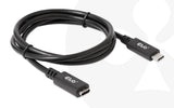 Club 3D CAC-1531 USB-C 3.2 Gen 1 forlængerkabel 1m Sort