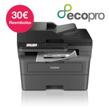 Brother DCP-L2660DW Trådløs Alt-i-En Sort/Hvid Laserprinter