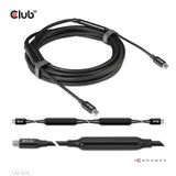 Club 3D CAC-1535 USB-C til DisplayPort 1.4 kabel 5m Sort