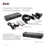 Club 3D CSV-7210 KVM / audio-switch Desktop