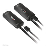Club 3D CAC-1336 HDMI til USB-C aktiv Videoadapter med USB kabel Sort
