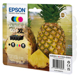 Epson 604XL Multipack Sort Gul Cyan Magenta Blæk C13T10H64010