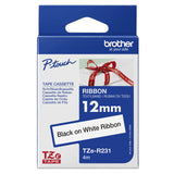Brother TZe R231 Båndtape (1,2 cm x 4 m) 1kassette(r)