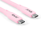 Club 3D USB4 USB Type-C kabel 2m Pink Fabriksny