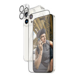 PanzerGlass Skærm/objektiv/rygbeskyttersæt Sort Transparent Apple iPhone 15 Pro Fabriksny