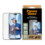 PanzerGlass Screen Protector Apple iPhone 16, 15 | Ultra-Wide Fit Fabriksny