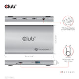 Club3D CSV-1580 Thunderbolt 4 5-in-1 Dockingstation