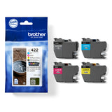 Brother LC 422 Value Pack Sort Gul Cyan Magenta 550 sider