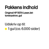 HP 507A Gul 6000 sider Toner CE402A