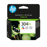 HP 304XL Farve (cyan, magenta, gul) 300 sider Blæk N9K07AE