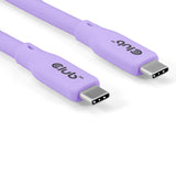 Club 3D USB Type-C kabel 2m Lilla