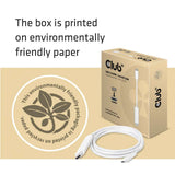 Club 3D CAC-1514 USB-C 3.1 til HDMI 2.0 aktiv kabel 1.8m Hvid