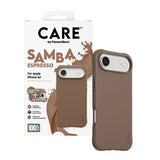 CARE by PanzerGlass Fashionable Case Samba Beskyttelsescover til iPhone Air (2025) Espresso Fabriksny