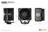 be quiet! Dark Rock 5 CPU Køler 1-pack Sort 120 mm
