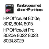 HP 912 Magenta 315 sider Blæk 3YL78AE