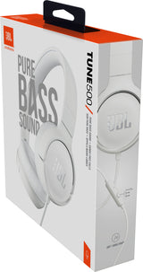 JBL TUNE 500 Kablet Hovedtelefoner Hvid