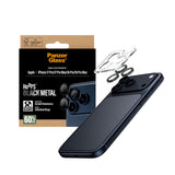 PanzerGlass Hoops Kameralinsebeskytter Sort til iPhone 17 Pro Max, iPhone 16 Pro / 16 Pro Max Fabriksny