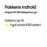 HP 953 Yellow Original Gul