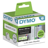 DYMO LabelWriter lever arch- etiketter 190 x 38 mm 110etikette(r) S0722470