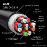 Club 3D CAC-1370 HDMI 2.1 kabel 1.5m Sort