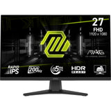 MSI MAG 272F 27 Fast IPS 1920 x 1080 (Full HD) HDMI DisplayPort 200Hz