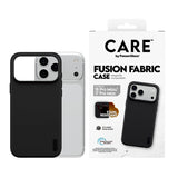 CARE by PanzerGlass Fusion Fabric Case Beskyttelsescover til iPhone 18 Pro Max, iPhone 17 Pro Max Sort Fabriksny