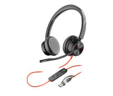 HP Poly Blackwire 8225 Kablet Høretelefoner Sort
