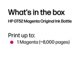 HP GT52 Magenta 8000 sider Blækrefill M0H55AE