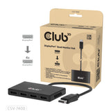 Club 3D CSV-7400 MST Hub 1x DisplayPort -> 4x DisplayPort