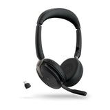 Jabra Evolve2 65 Flex MS Stereo Trådløs Høretelefoner Sort Fabriksny