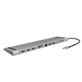 LogiLink UA0373 Laptop docking station Compatible with Universal USB-C® powered, Built-in card reader Fabriksny