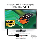 Club 3D CAC-1302 HDMI til VGA Adapter Sort
