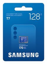 Samsung T7 MB-MB128T microSDXC UHS-I Memory Card 128GB 170MB/s
