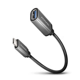 AXAGON USB-C adapter 20cm Sort