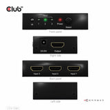 Club3D CSV-1381 HDMI Switch 3 Porte