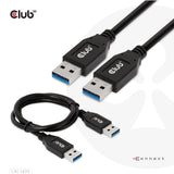 Club 3D USB-kabel 0.5m Sort
