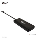 Club3D CSV-1548 USB-C Hub 4 porte 100W Sort