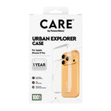 CARE by PanzerGlass Flagship Case Beskyttelsescover til iPhone 17 Pro Transparent Fabriksny