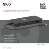 Club 3D CSV-2552 9-in-1 USB-C Dock