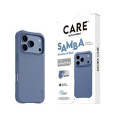 CARE by PanzerGlass Samba Beskyttelsescover til iPhone 18 Pro, iPhone 17 Pro Blå Fabriksny