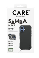 CARE by PanzerGlass Fashionable Case Samba Beskyttelsescover til iPhone 17 Sort Fabriksny