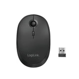 LogiLink Optisk Trådløs Sort