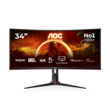 AOC Gaming CU34G2XP/BK 34 VA 3440 x 1440 (UltraWide) HDMI DisplayPort 180Hz