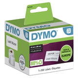 DYMO LabelWriter Etiketter for navneskilte 89 x 41 mm 300etikette(r) S0722560