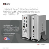 Club 3D CSV-1568 USB 3.2 Gen 2 Dockingstation